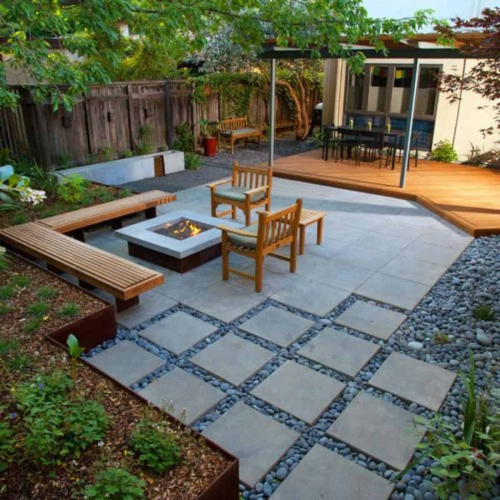 Pasos para Jardines en Piedra Blanca