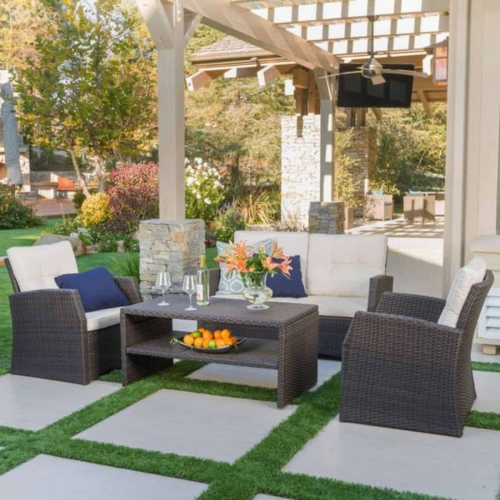 Pasos para Jardines en Piedra Blanca