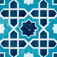 Mosaico Ankara Azul