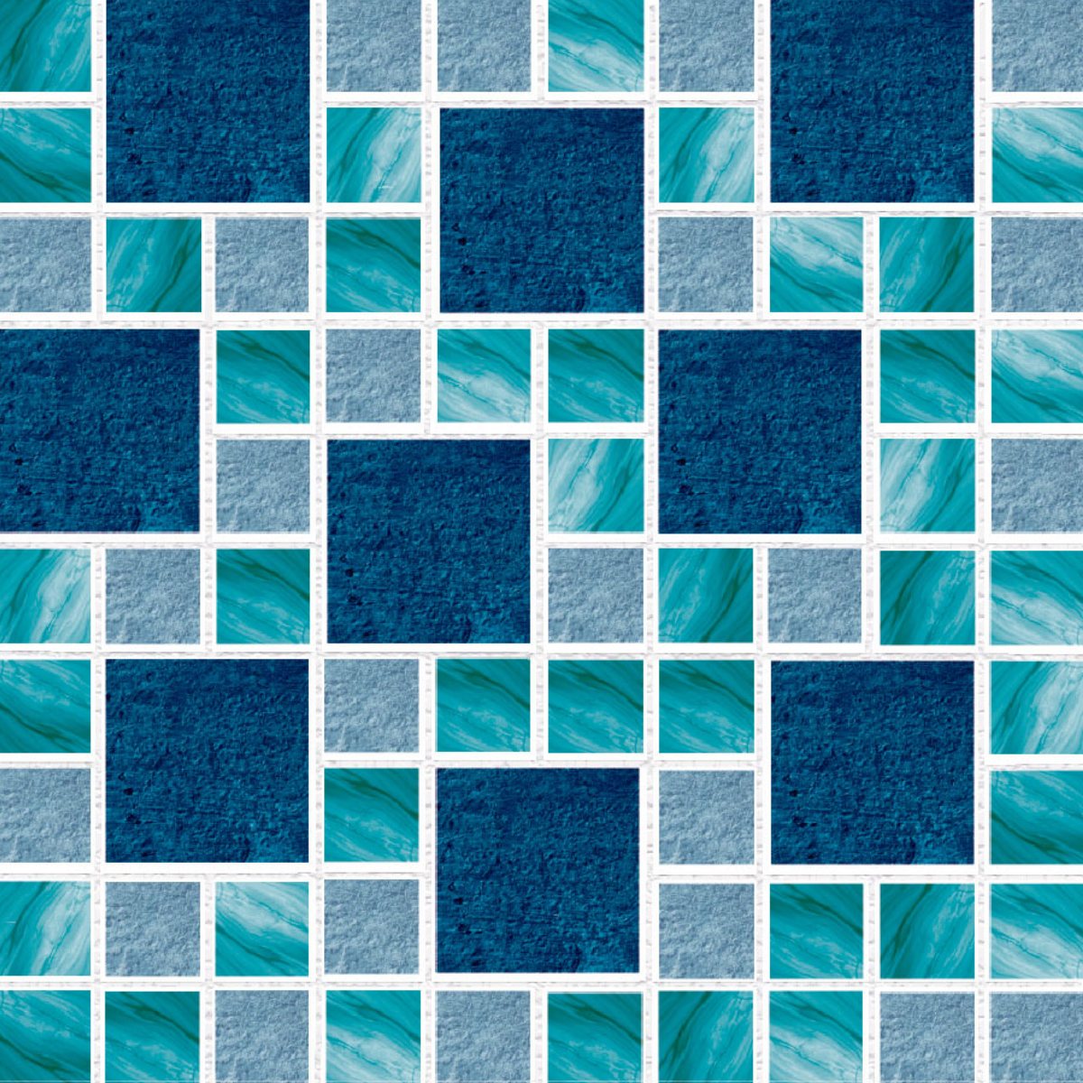 Mosaico Marruecos Azul
